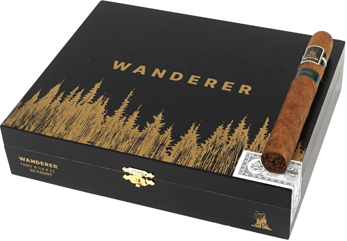 Closed box of Wildfire Cigars Wanderer Toro