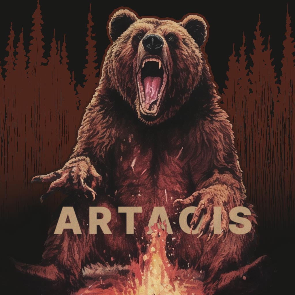 Wildfire cigars Artaois key art of Artaois the bear god