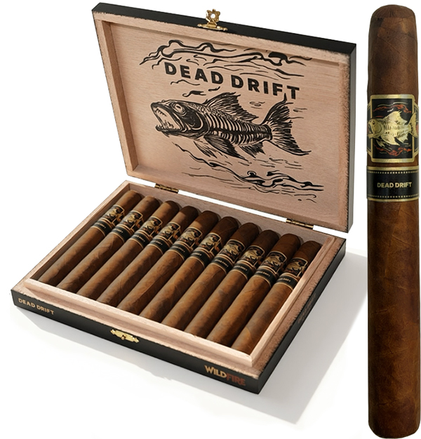 Wildfire Dead Drift cigar — Ecuadorian Habano wrapper, 6 x 50