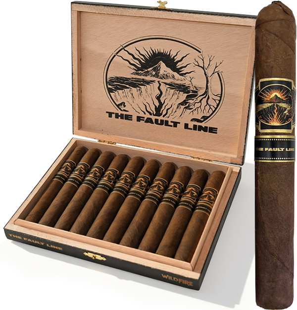 Wildfire The Fault Line cigar — Mexican San Andrés wrapper, 5½ x 50